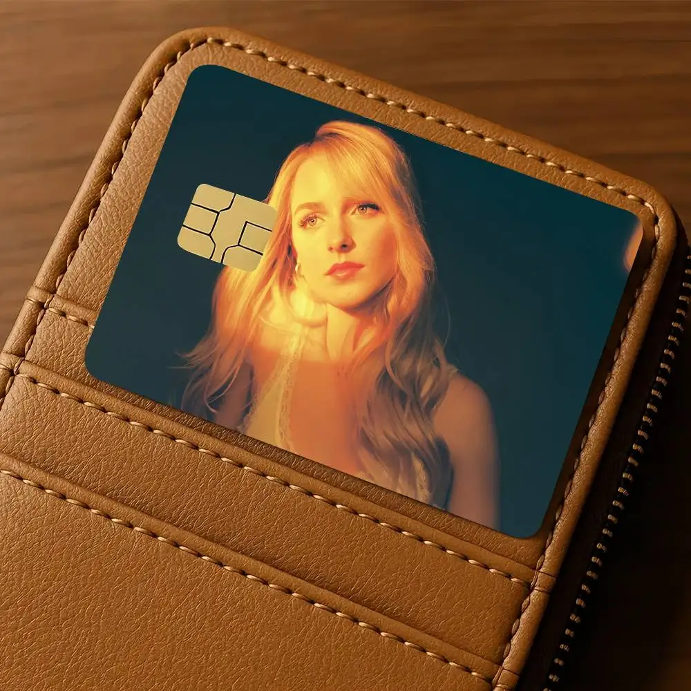 Actor M-Mckenna Grace Card Stickers Waterproof Film skin Cover 4PCS Credit Card stickers Debit Front Decoration Commuter Pass