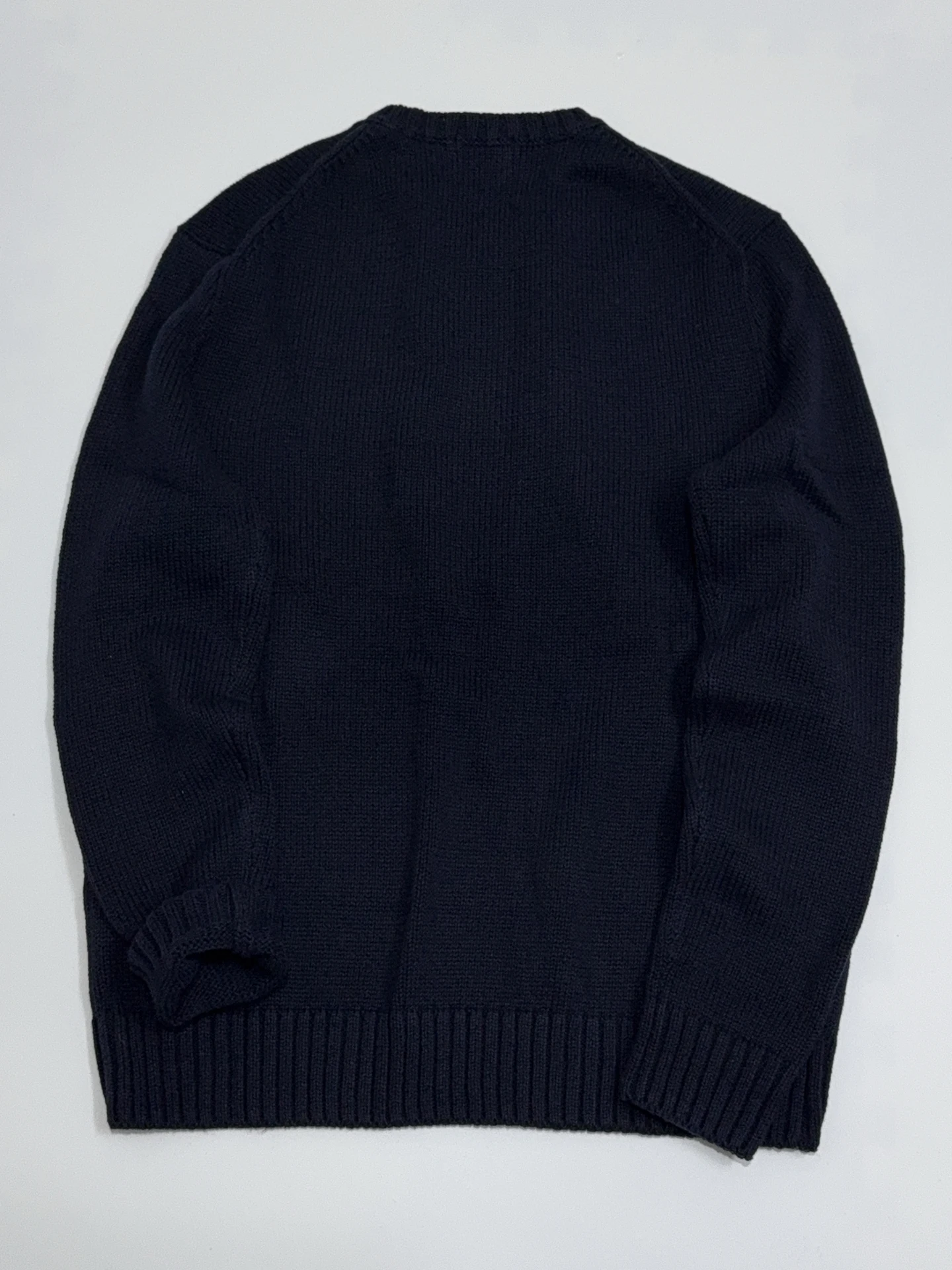 New Flag Sweater Men's round Ne Knitted irt Cotton Long Sve Warmth Busin Casual Faion Straight Fit Letter Print