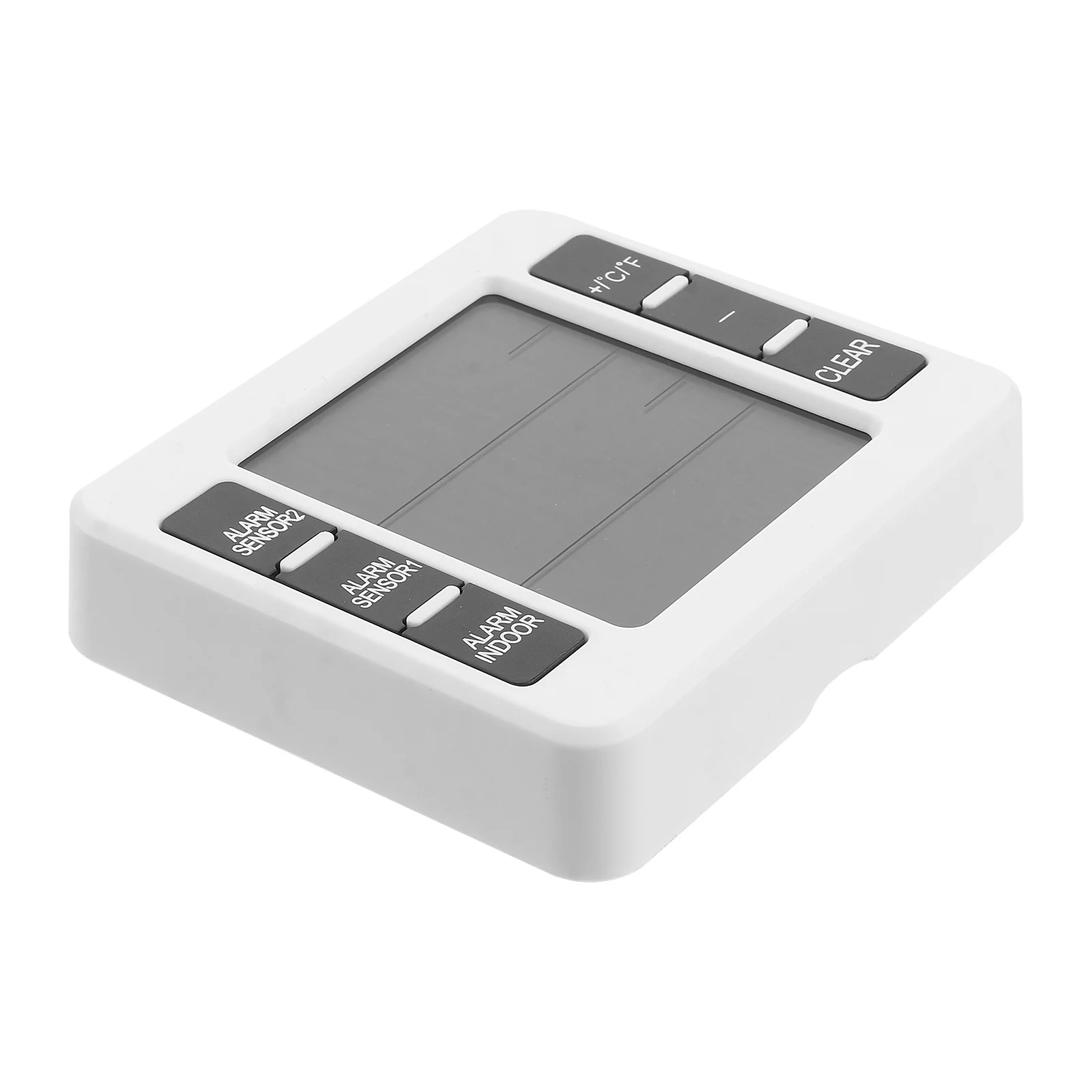 

Wireless Digital Refrigerator Thermometer White Includes Indoor Console Remote Sensors Temperature Alarm Monitor Fridge Freezer