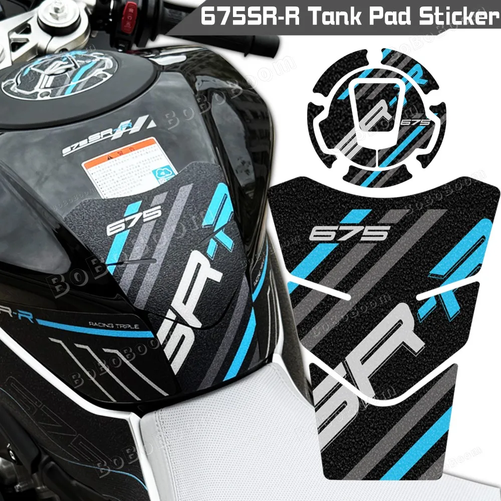 

Для CF MOTO 675SR-R 675 SRR sr 675 srr 2024, толстая матовая наклейка на топливный бак для мотоцикла, набор накладок на крышку бензобака, водонепроницаемые наклейки