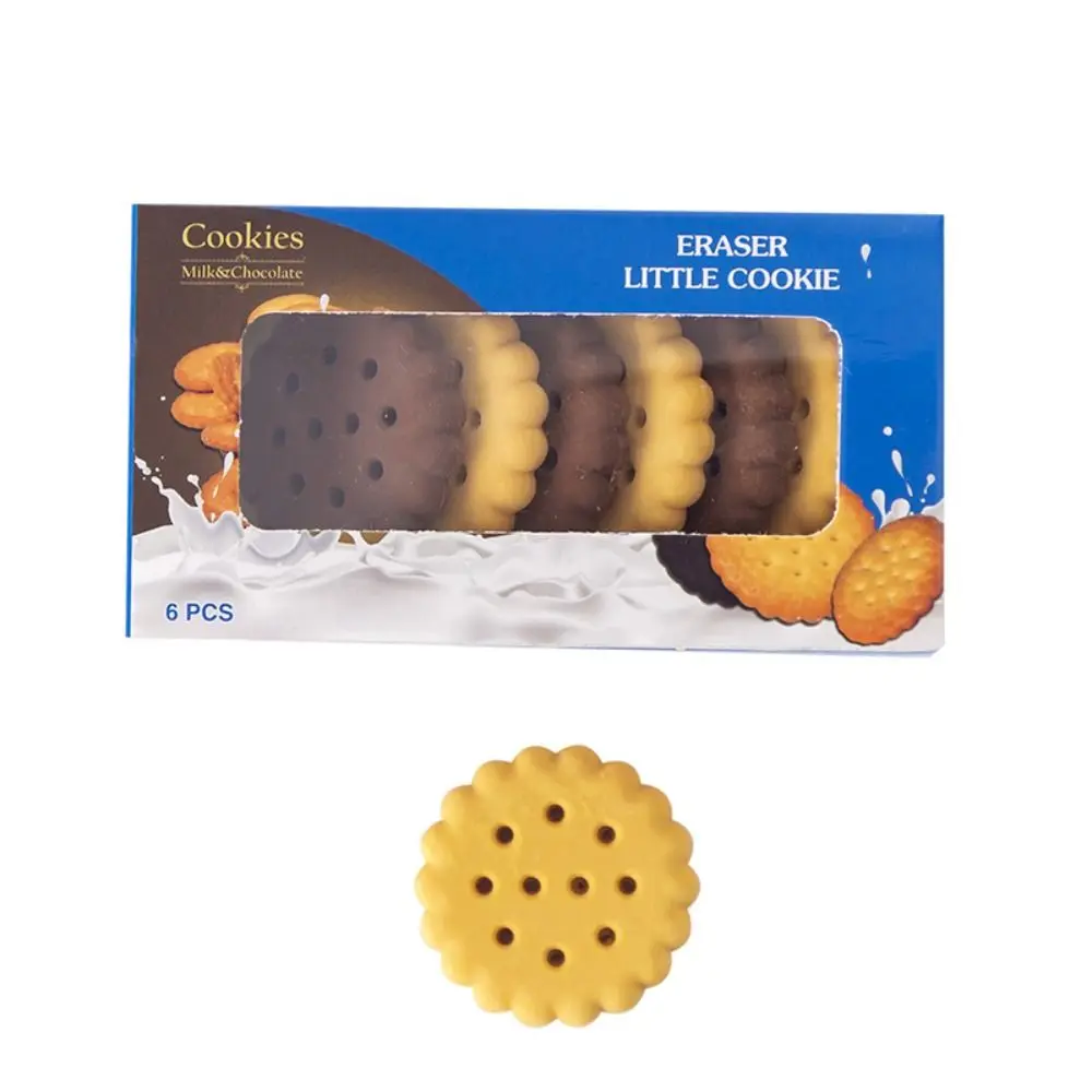 Less Rubber Debris Biscuit Pencil Eraser Good Flexibility Easy To Rub Cookie Pencil Eraser Handwriting Writing Drawing