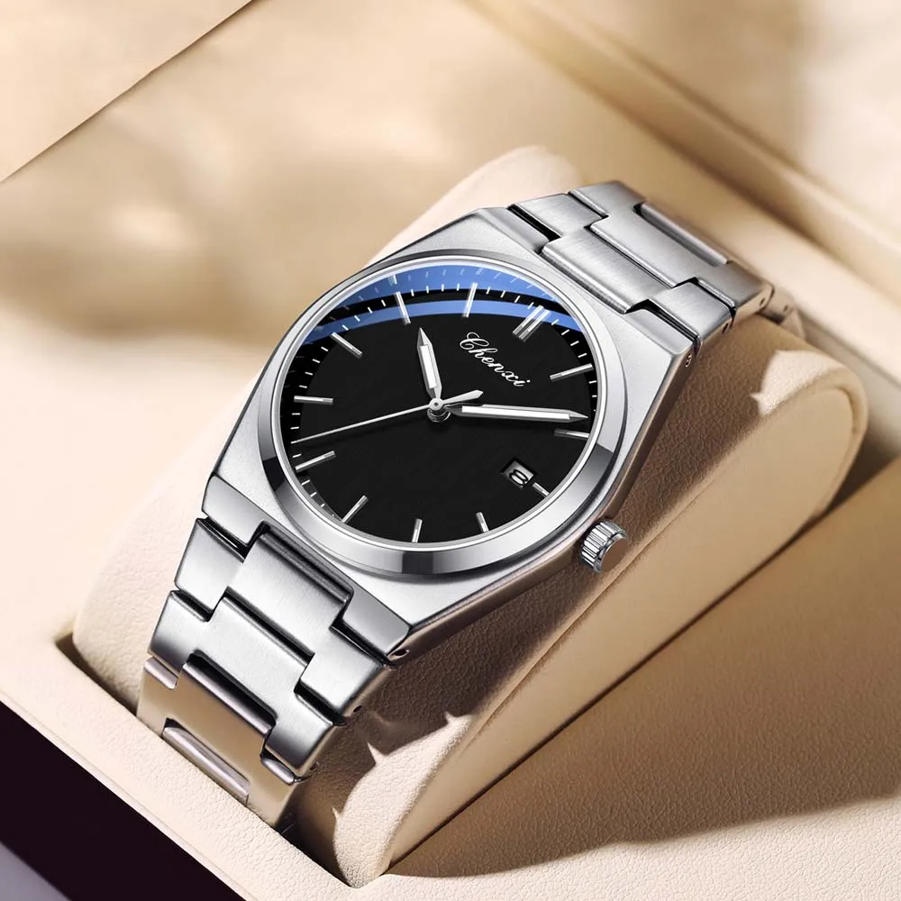 CHENXI  Men's Quartz Watch Fashion Couple Watch Calendar  Waterproof Stainless Steel High Quality Watch for Men and Women