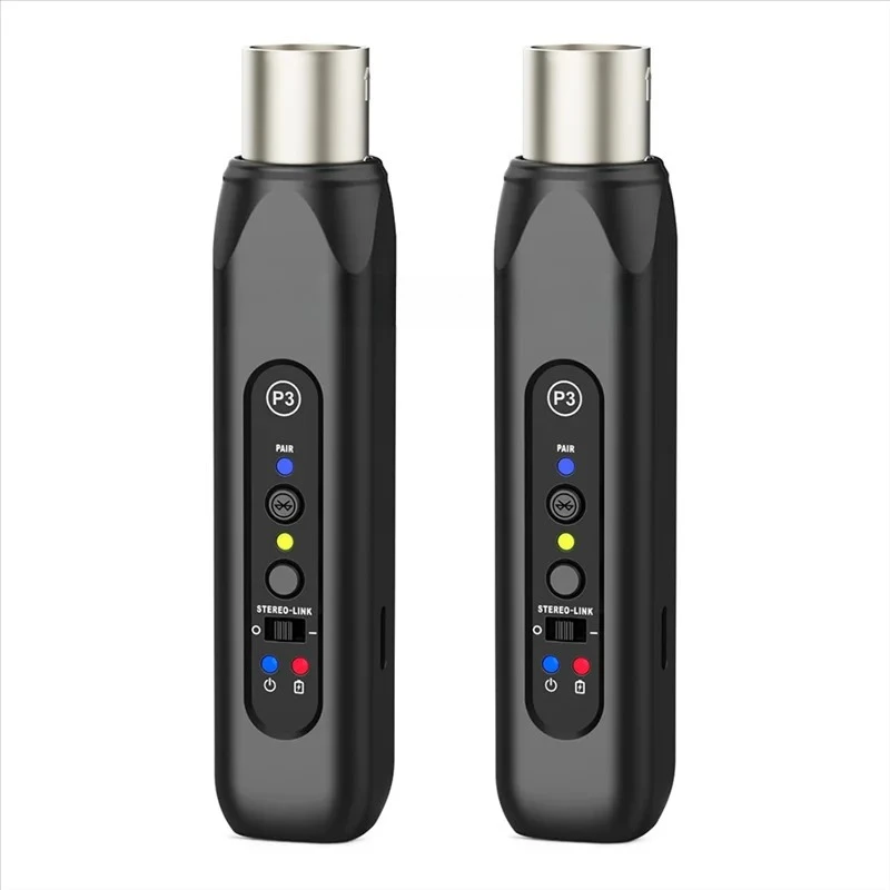 Receptor Bluetooth Inalámbrico XLR A66K-Xvive P3D, Receptor de Audio Bluetooth Inalámbrico Xvive P3D para Mezcladora, Sistemas de PA Activos, Sistema de DJ