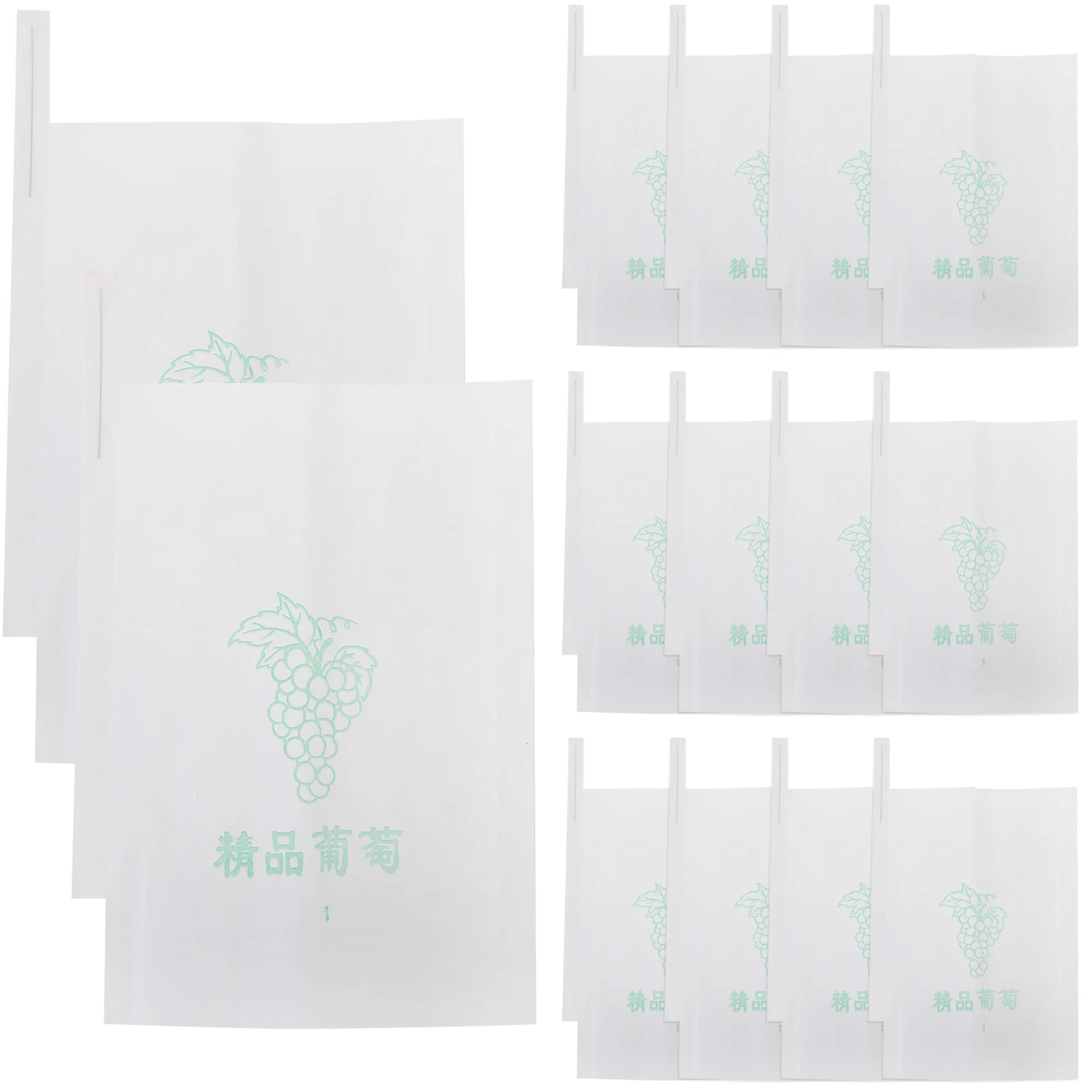 

100 Pcs Transparent Grape Bag Grow Bags Paper Breeding Waterproof Barrier Nursery Protection