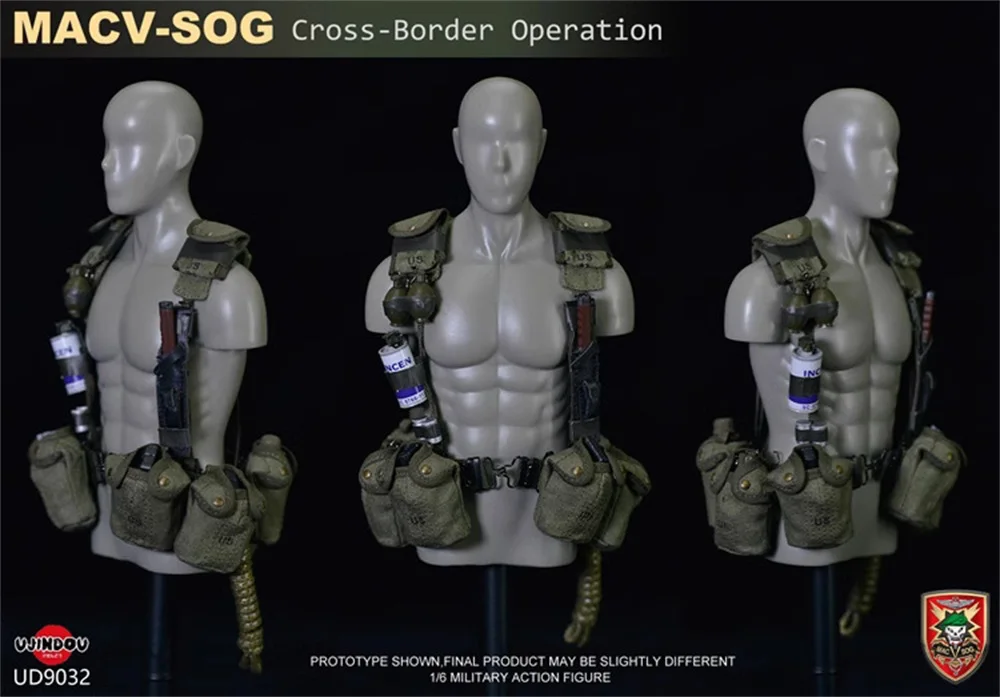 UJINDOU UD9032 US. Soldier Doll Cross-Border Vietnam War Operation Moveable Action Figure Full Set Gift For Fans Collect 1/6