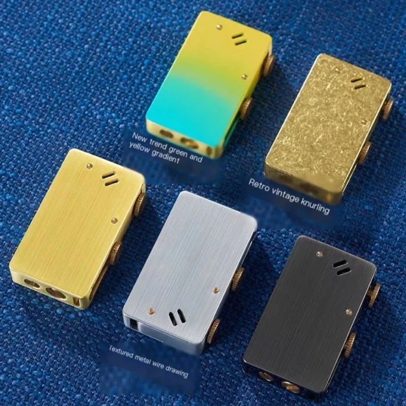 

Винтажная керосиновая зажигалка в стиле ретро с ножом, креативная пресс, зажигание одной кнопкой, портативная зажигалка с шлифовальным кругом, гаджеты для сигарет