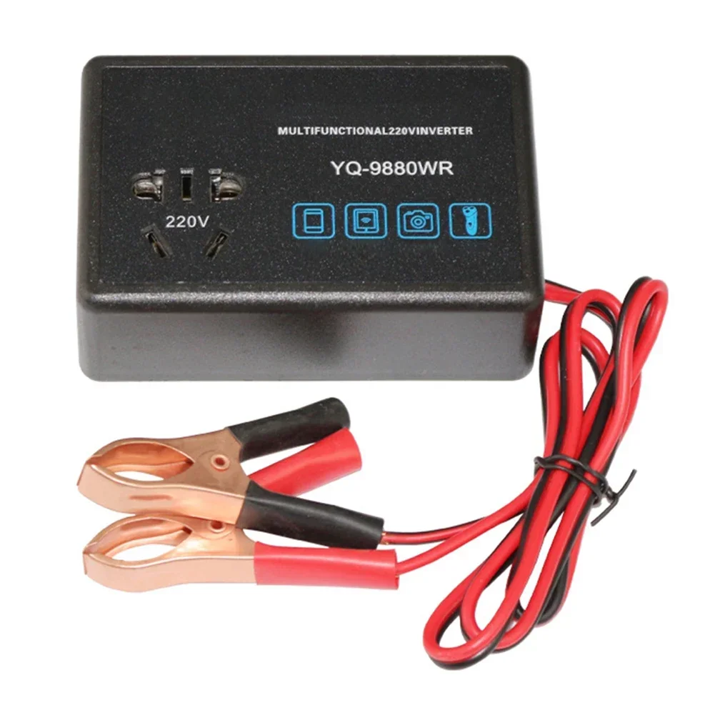 200W Car Converter DC 12V/24V To DC 220V Car Power Inverter Ports Adapter For 12/24V Models Car Electronics Accessories