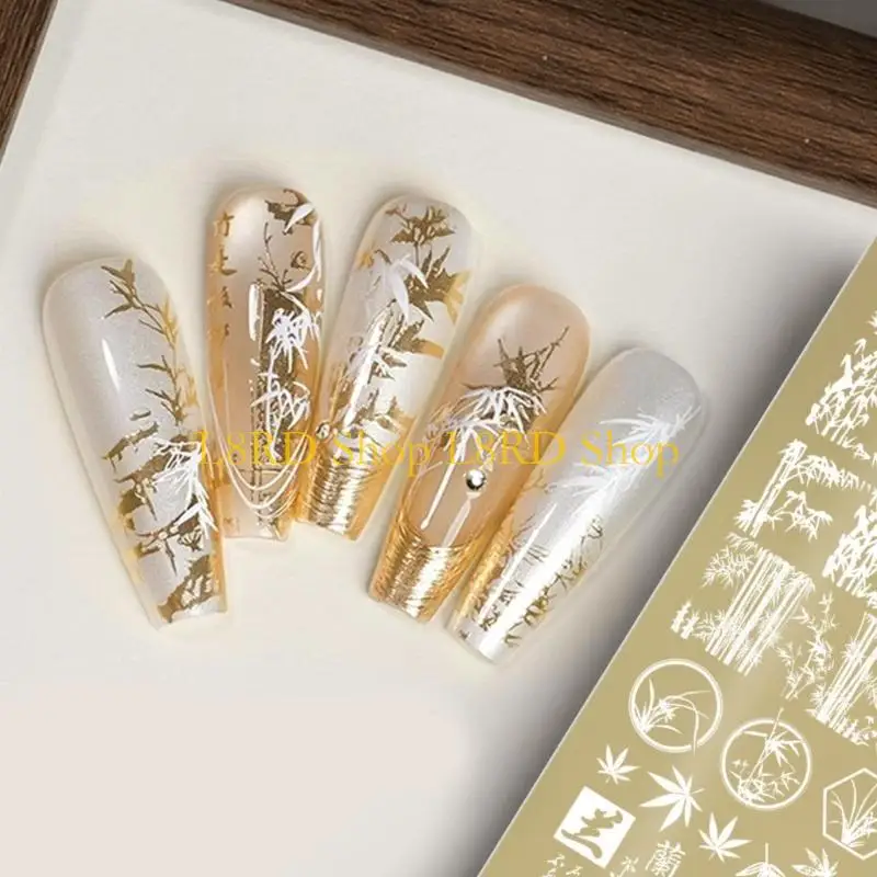 

L8RD Stainless Steel Art Stamping Plates Flower Line Designs Images Stamp Plates Manicures Templates Art Tool