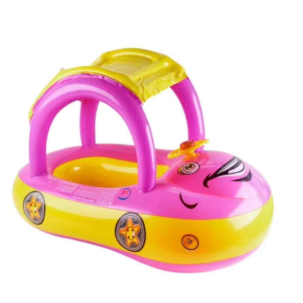 Flotador Bebé Divertido para Piscina y Playa - usage example