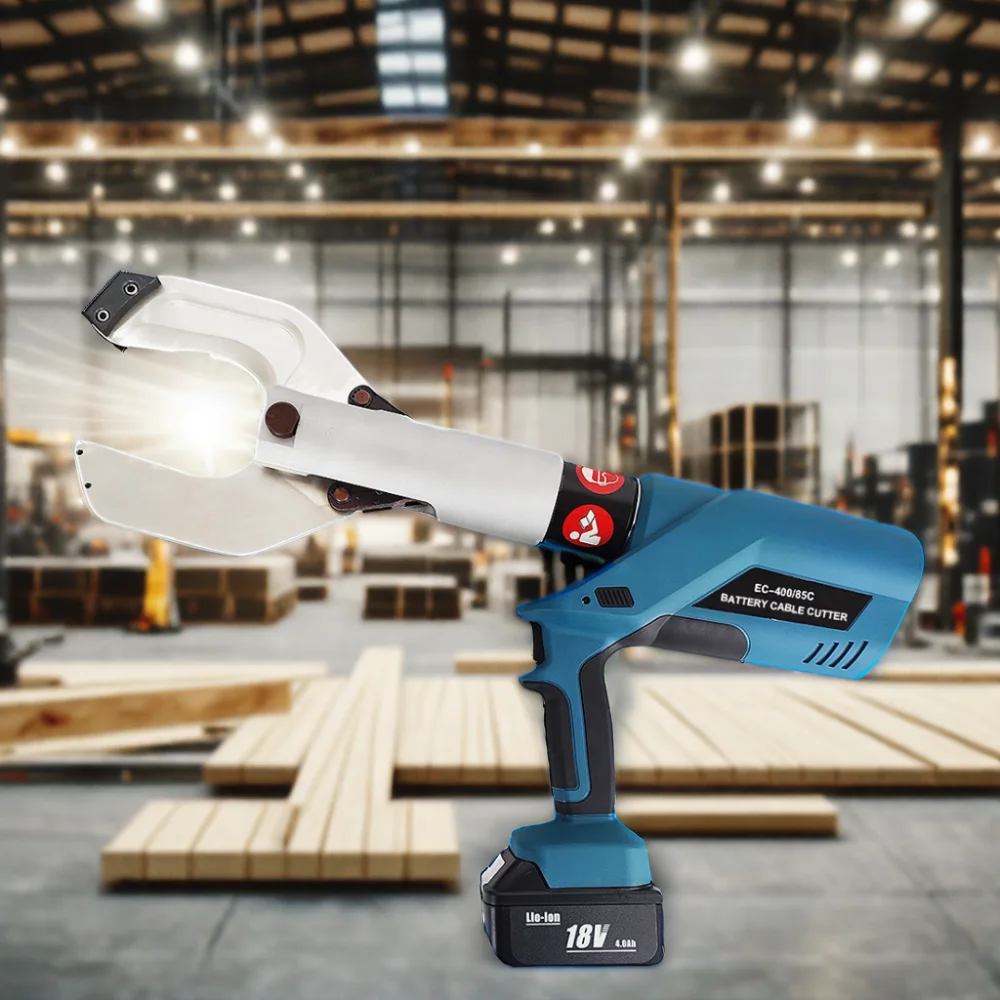 

EZ-400/85C 2-in-1 Battery Press Tool Efficient Hydraulic System for Cutting & Crimping Battery Powered