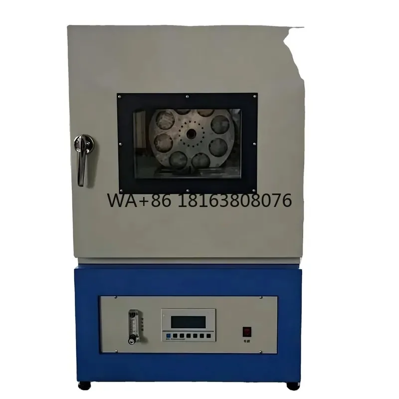 8-Bottle Bitumen Rotating Film Oven 163℃ High Precision Asphalt Aging Oven for Highway Bitumen Lab Test
