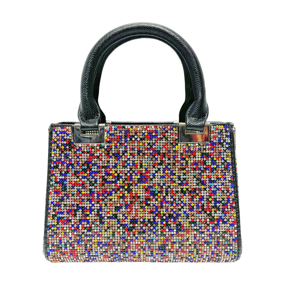 

Женская модная универсальная сумка, женская сумка для ужина с бриллиантами, сумка на плечо с бриллиантовой цепочкой, диагональная сумка Bolsas Diseñador Lujo