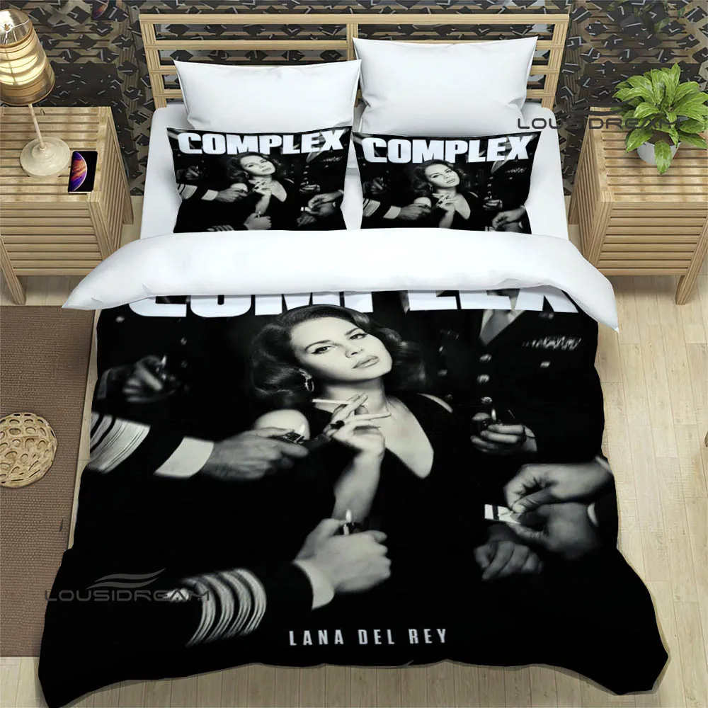 Lana Del Rey printed Bedding Sets exquisite bed supplies set duvet cover bed comforter set bedding set luxury birthday gift