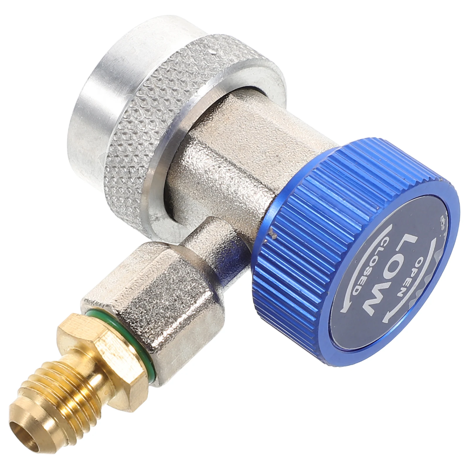 

R134A Copper Quick Connect Adapter Fittings Car Air Conditioning System Repair High Low Conversion Hose Coupler