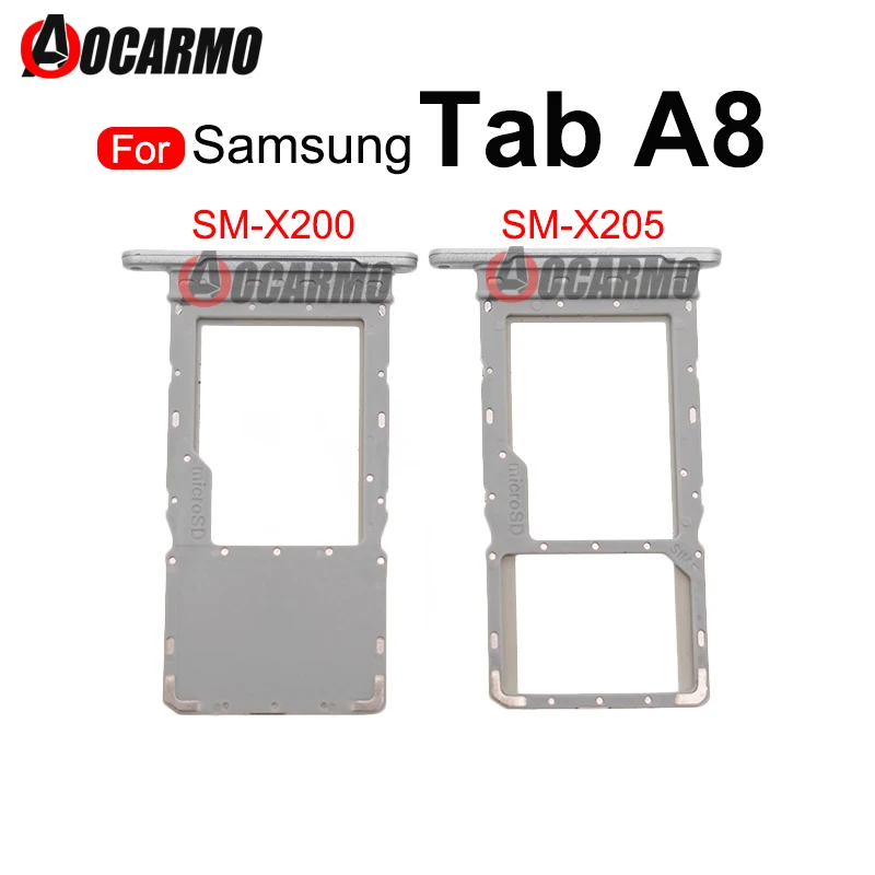 1Pcs Sim Tray Replacement Parts For Samsung Galaxy Tab A8 SM-X205 X200 10.5\