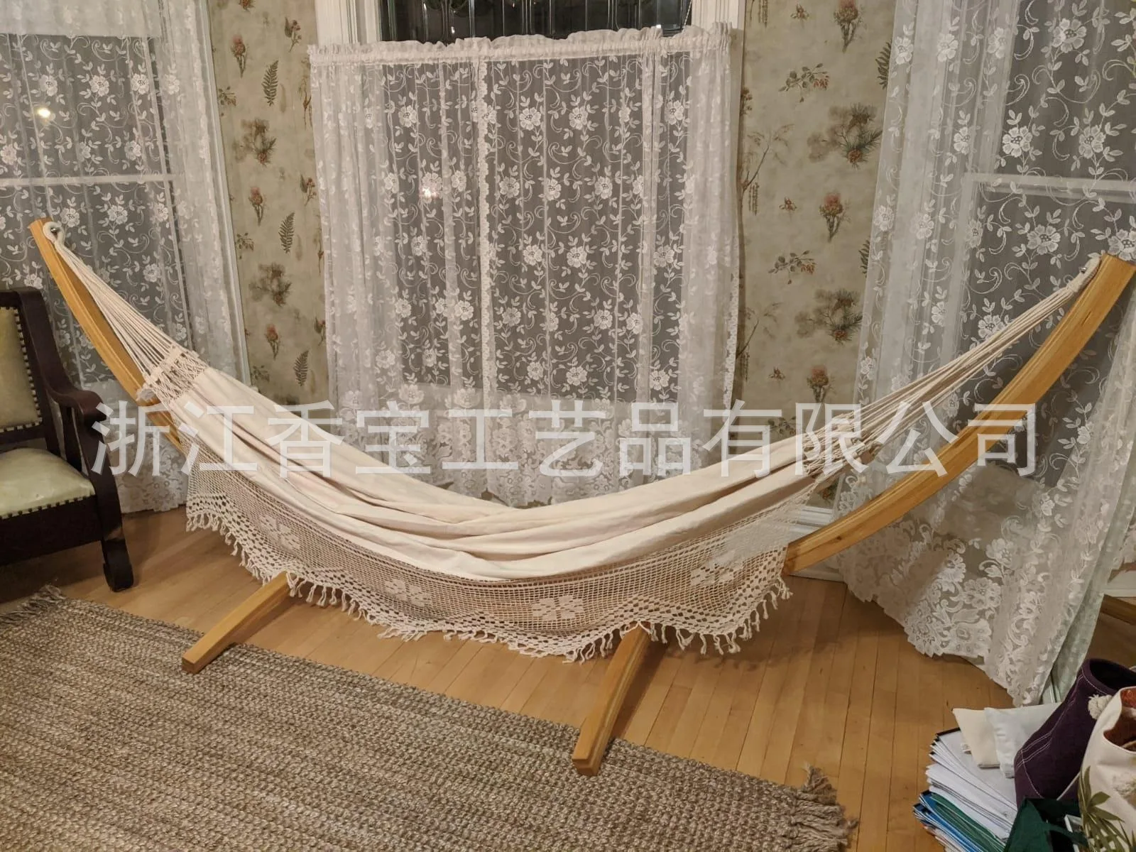 أرجوحة احترافية للبالغين في الهواء الطلق مضادة للانقلاب مزدوجة سميكة للكبار للأطفال أرجوحة أرجوحة للتخييم البري #3