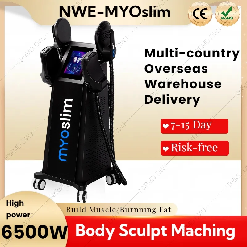 MYOslim Pro ESM Body Sculpting Muscle Stimulation Sculpt Machine 6500W RF Fat Slimming 15 Electromagnetic Weight Loss Equipment
