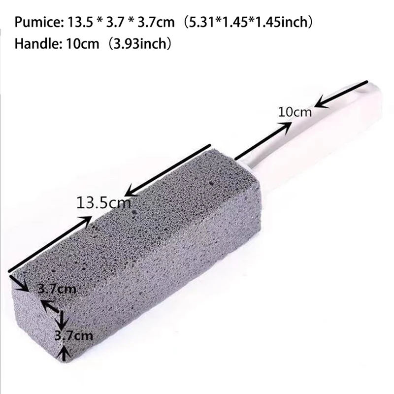 Toilets Cleaner Stone Natural Pumice Stone Toilets Brush Quick Cleaning Stone With Long Handle Bathroom Gadgets