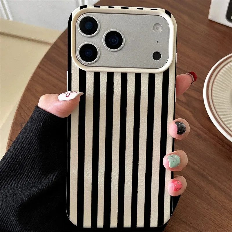 LALA Minimalist INS Lichee leather pattern Phone Case For Samsung A57 A36 A26 A07 A55 A35 A16 A06 A54 A34 A25 A24 A15 A14 4G 5G