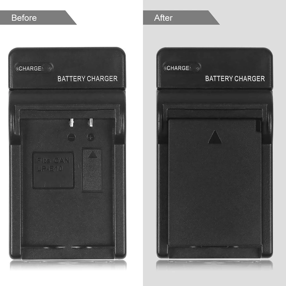 LP-E10 Battery Charger LC-E10 LC-E10C E10E for Canon EOS 1100D,1200D,1300D,1500D,3000D, Rebel T3,T5,T6,T7,Kiss X50,X70,X80,X90