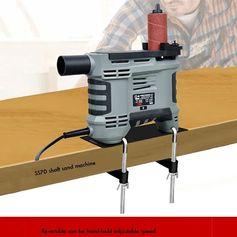 Shaft Sander Machine, Special-shaped Polishing Sand Column Machine, Curved  Sander Belt Sander,Woodworking Arc Polishing Machine