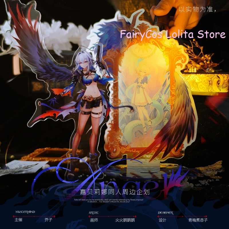 

Anime GALBRENA Wuthering Waves Theme Acrylic Stand Model Figure Standing Plates Game Doujin Cosplay Tabletop Ornament