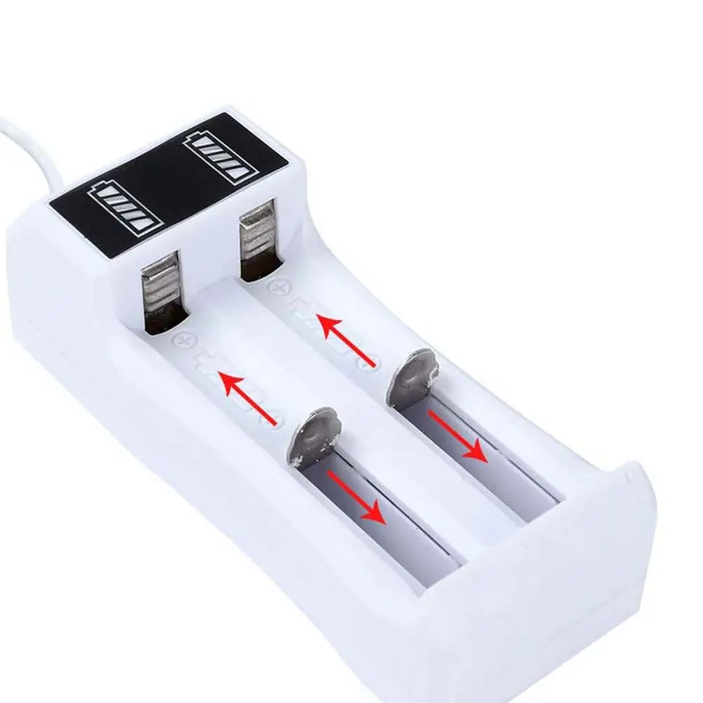 14500 /18650 Battery Charger Universal 2 Slot Li-ion Battery USB Charger Smart led Chargering for Rechargeable Batteries