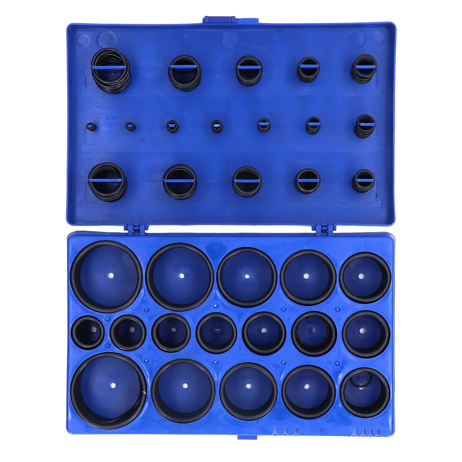 419Pcs Metric O Rings Rubber Hybrid O Rings Assortment Kit for Plumbing Machinery Faucets
