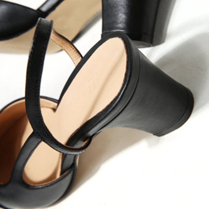 Mixed Color Chunky Single Shoes Women Summer Patchwork Shallow Sandals Side Cut Out Stretch Back Strap Slip on Slingback Sandals