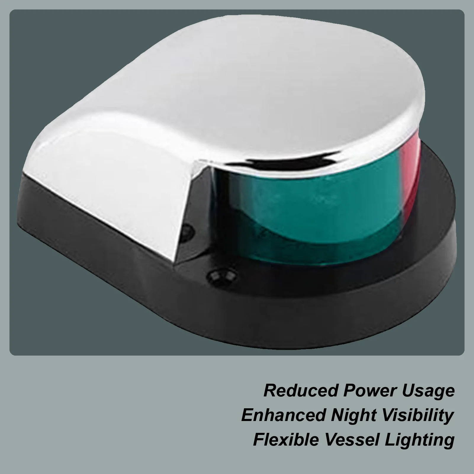 

Marine Navigation Lights 12 LED Beads Boat Running Lights Safety Marker Lamp For Yacht Canoe Kayak Trailer Canal Heavy Rain Snow