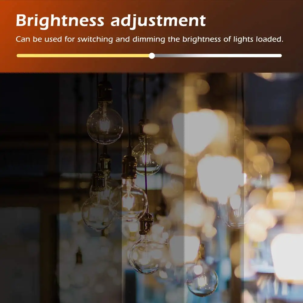 AC Triac Dimmer Light Switch Ultra sensitive high strength glass touch 86 panel Fade Mode For Single Color Dimmable LED lamps