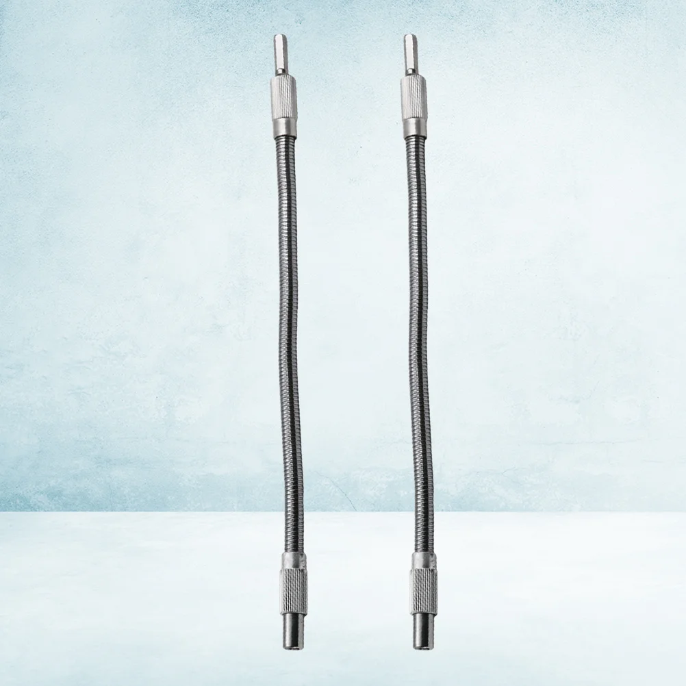 2 stuks 20 cm metalen flexibele as voor boorverlenging schroevendraaieradapter duurzaam gereedschap compatibel met elektrische boor
