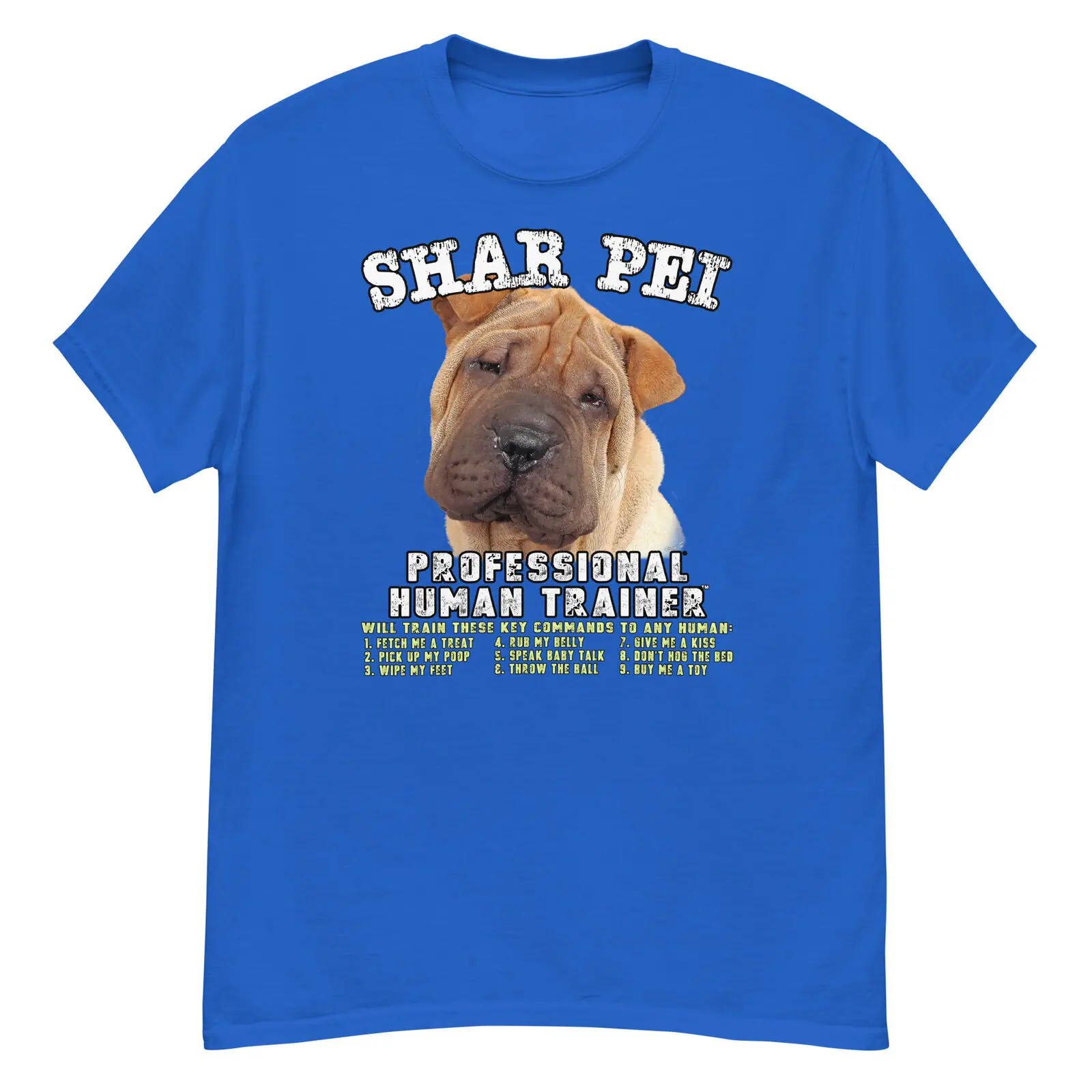 Shar Pei Fawn Professional Human Trainer T Shirt