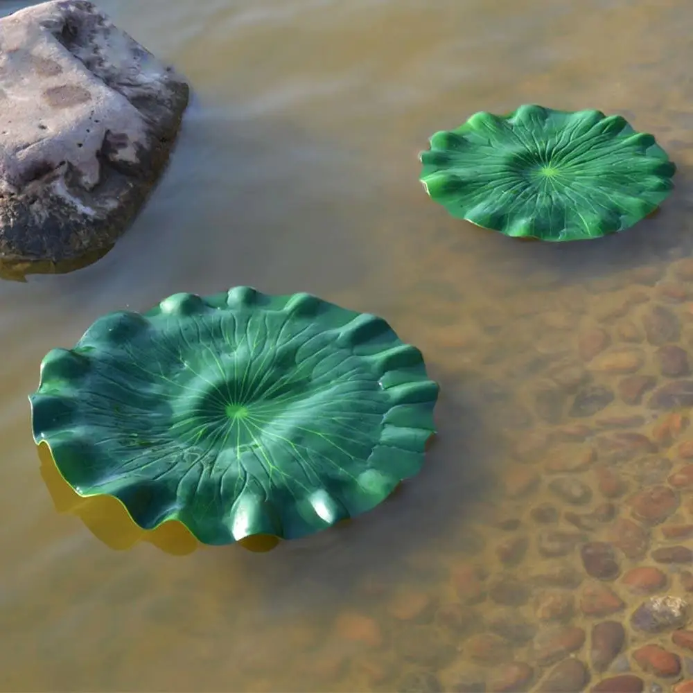 

Realistic For Water Pond Pond Flower Stage Performance Flower Props Floating Lotus Leaf Artificial Plant Fake Lotus Water Leaf