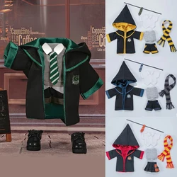 OB11 Doll Clothes Magic Academy Suit Magic Robe Vest Skirt or Pants Shirt Tie for Molly, Obitsu11, 1/12bjd, YMY, GSC Body Gift