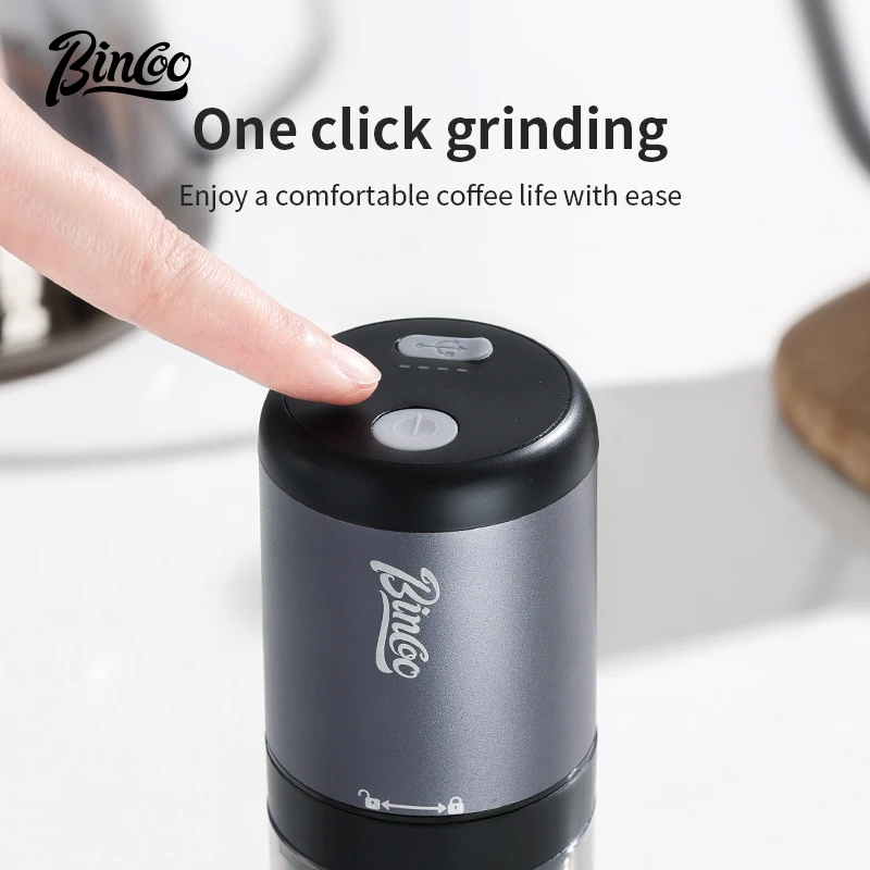Bincoo Colorful Electric Bean Grinder Portable Coffee Bean Grinder 5-star Knife Disk Car Camping Coffee Maker Accessories Tool - Image 4