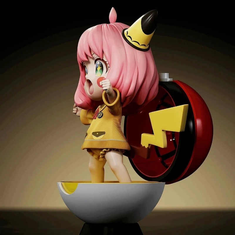 Família espião anya anime figura anya cos pikachu estatueta de ação ataque em titã modelo coleção estátua boneca brinquedos crianças presentes