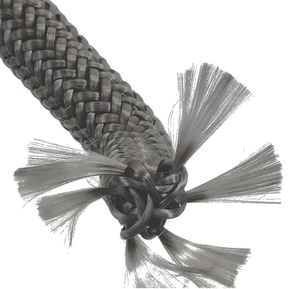 2M Fireplace Sealing Rope 6/8/10/12mm Gasket Cord Wood Burning Stove Door Fiberglass High Temperature Sealing Rope Replacement