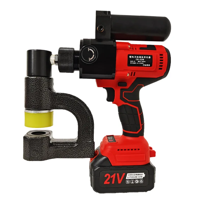 المحمولة CD-32W بالوعة الهيدروليكية الفولاذ المقاوم للصدأ سلك فتحة الكهربائية الصغيرة بالوعة اللكم آلة #1