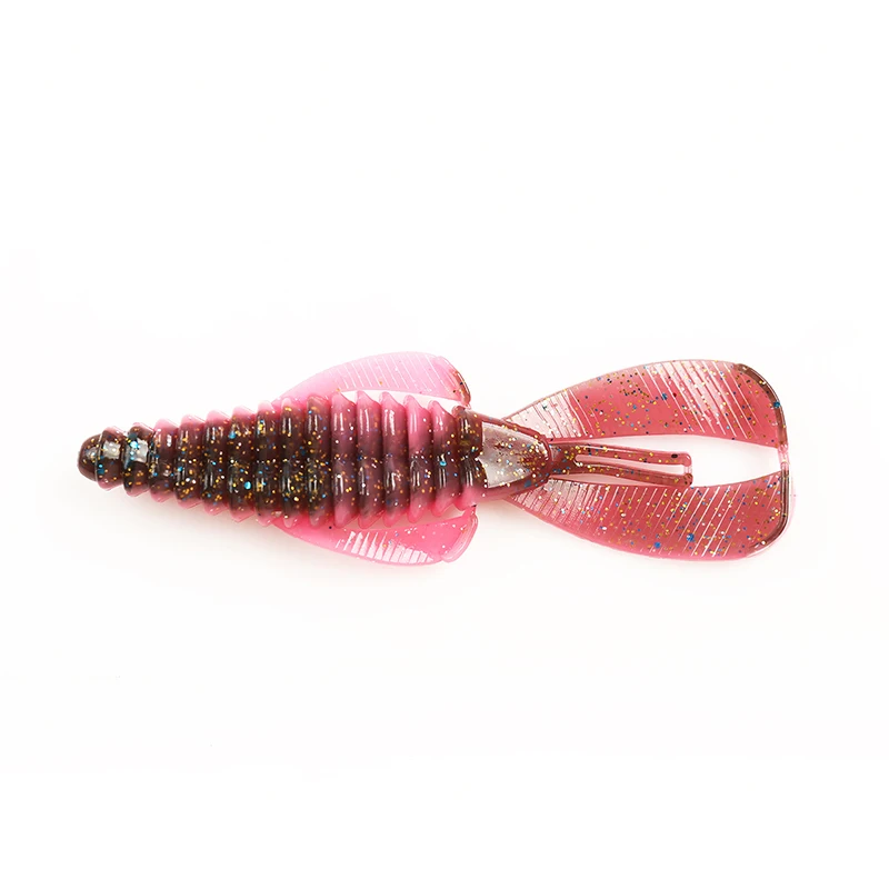 3er-Set Weiche Krabbenköder 80mm 120mm Crazy Flapper Angelköder Wobbler Silikon Weicher Hummerwurm Bass Peche Angelzubehör – Detail 4
