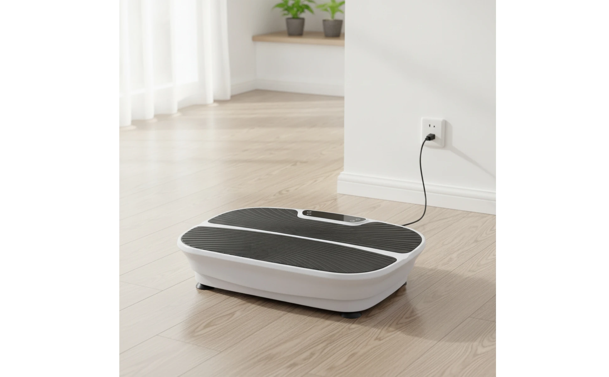 Vibration Plate with Non-Slip Surface Compact Vibrating Fitness Platform Shaker Machine Portable for Home Workouts Vibration Plate with Non-Slip Surface Compact Vibrating Fitness Platform Shaker Machine Portable for Home Workouts