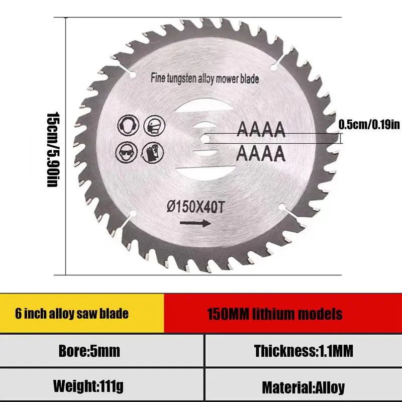 Mulching Lawn Mower Cutter Lawnmower Cutter Alloy Cutting Tool Replacement Parts 4/6 Inch Gardening Machine Attachment Lawn