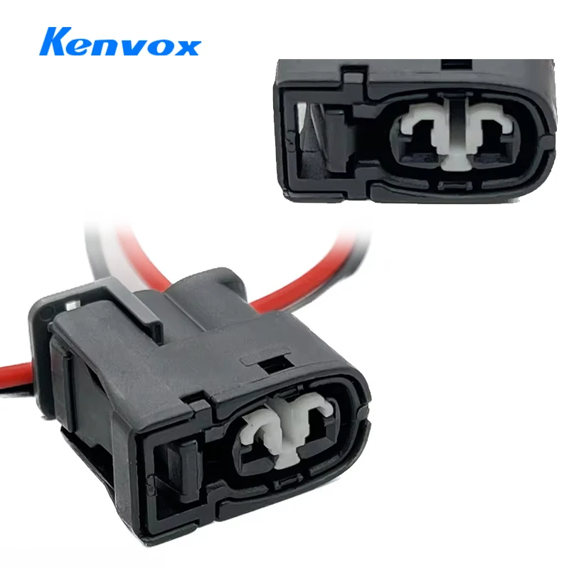 2 Pin Car Injector Electrical Cable Connectors Female Wire Harness Plug 90980-11246 7283-8226-30 For Toyota Hyundai Mazda