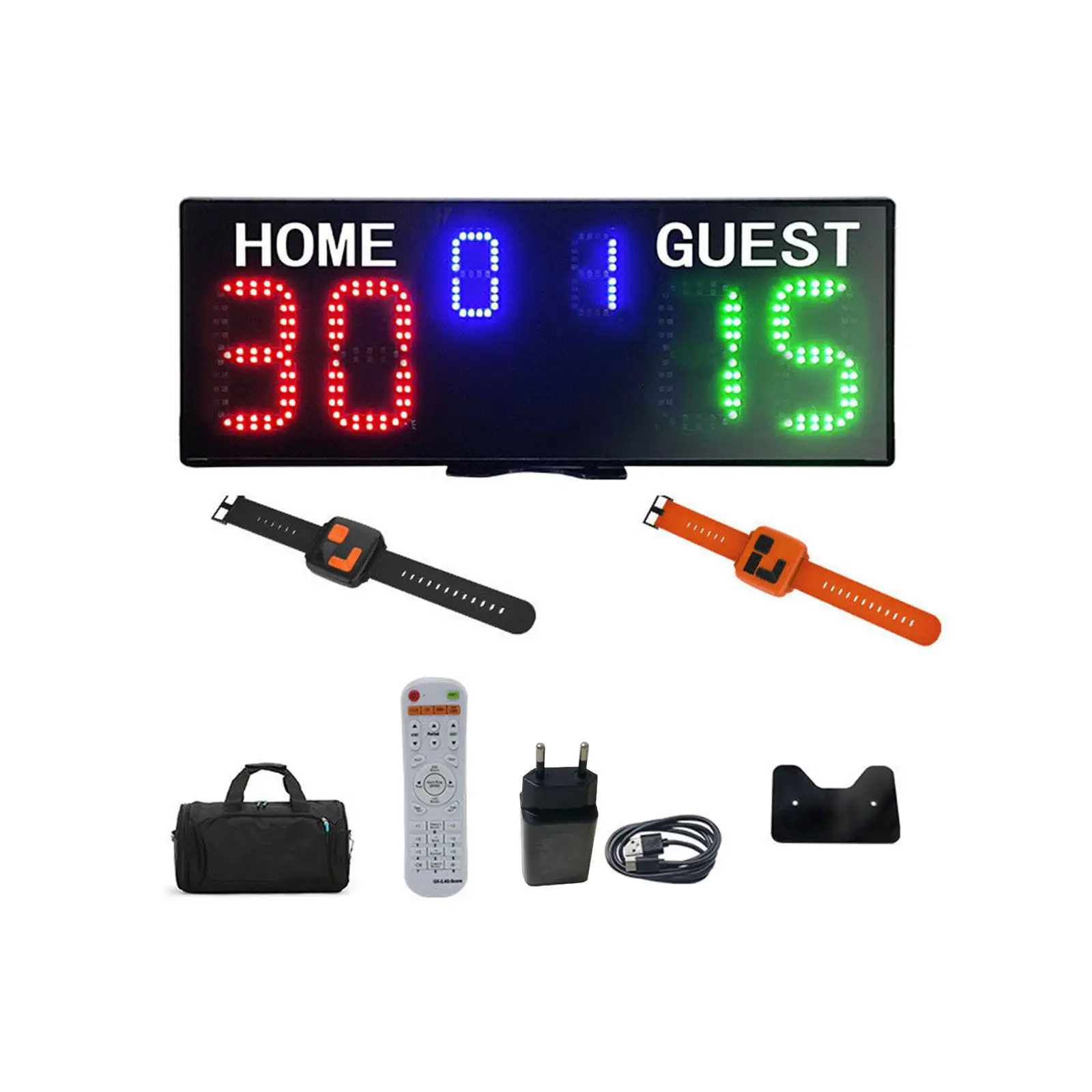 

Digital Scoreboard Portable Home Guest Competition Score Keeper Score Counter for Badminton Baseball Tennis Volleyball Football