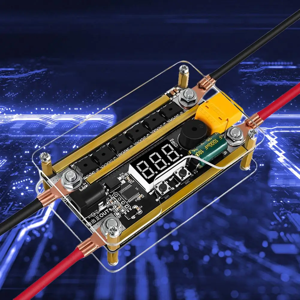 GX591 Spot Welder Control Board Digital Tube Display 12V  Control Board Kit 99 Gears Adjustable for 18650 Battery