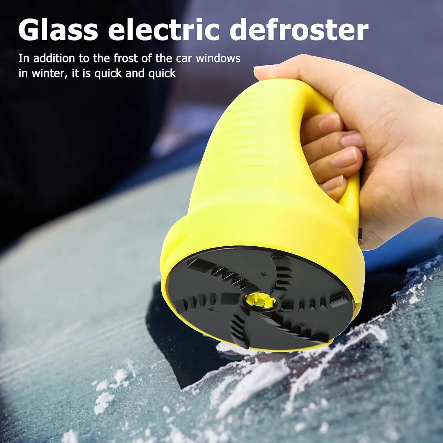 

Electric Car Glass Ice Scraper Car Cigarette Lighter Snow Removal Shovel Windshield Glass Defrost Cleaning Tool USB Charging