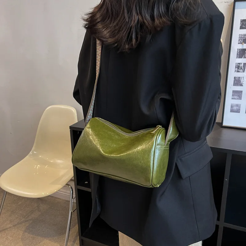 حقيبة كروس واسعة الحزام لعام 2025، محفظة كتف نسائية متخصصة، حقيبة نهارية ليلية، حقيبة حبال كاجوال، مقبض علوي بسيط #3