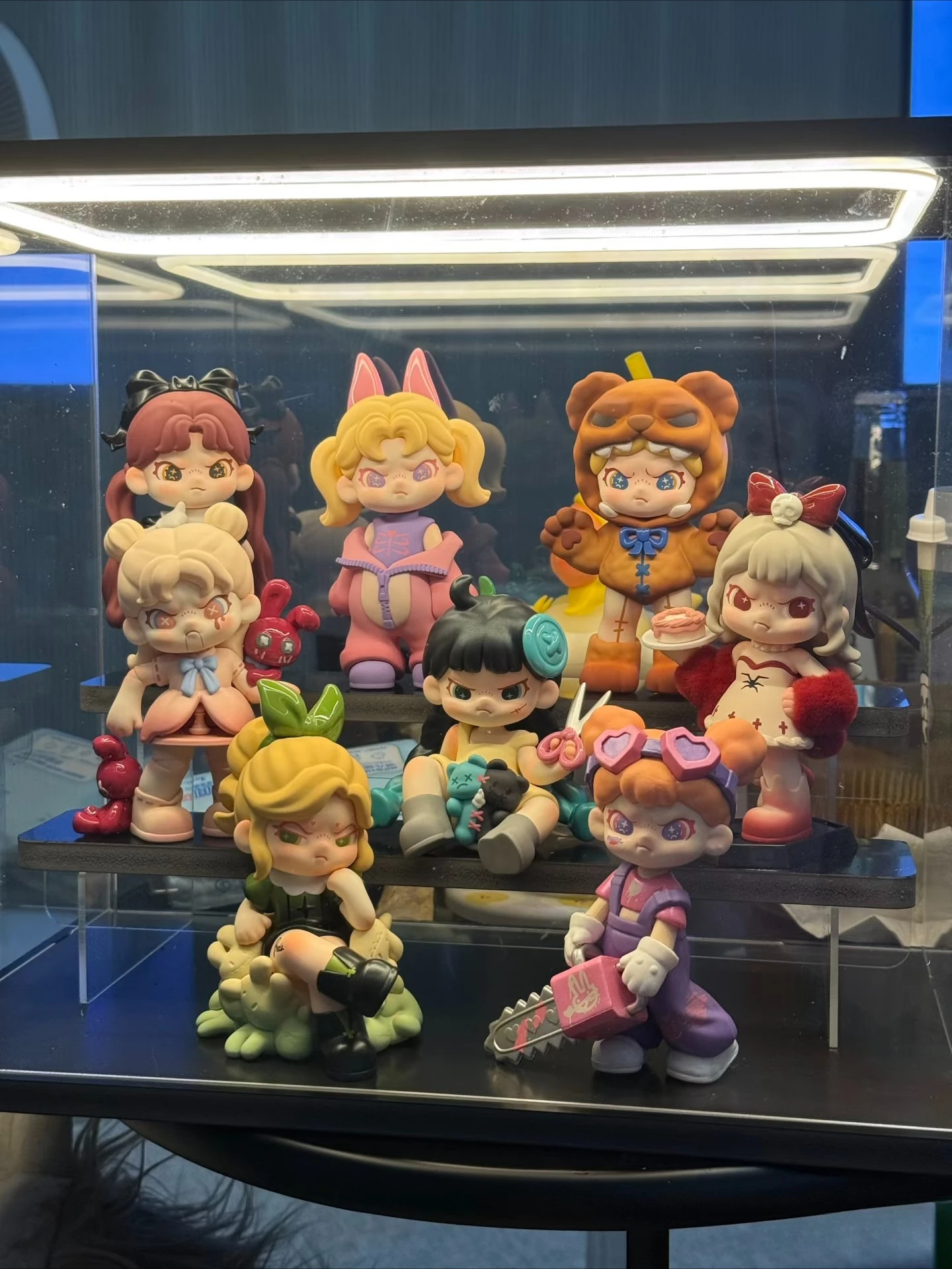 Idea de caja ciega, personajes de Anime de la serie mundial, modelo de PVC, Kit de modelismo, bonita caja de adivinación sorpresa, decoración de escritorio misteriosa, juguete para regalo