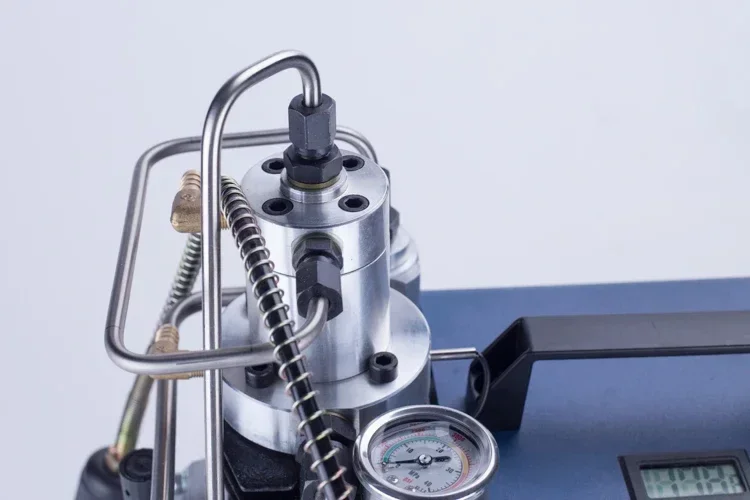 220/110v 4500 psi dental high pressure oil free pcp 300bar electric air compressor pump - view 5