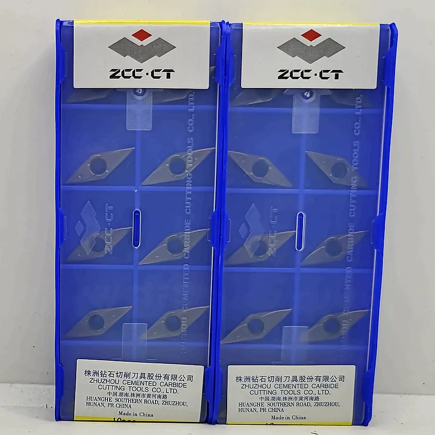 VBMT110302-EF YBG202/VBMT110304-EF YBG202/VBMT110308-EF YBG202 ZCC.CT CNC blade carbide inserts turning tools inserts 10pcs/box